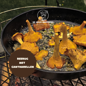 Reerug met Cantharellen | Kampvuur recept | Dutch Oven | De Wildbroeders